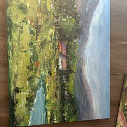 Original Landscape Painting – Textured Acrylic on Canvas
