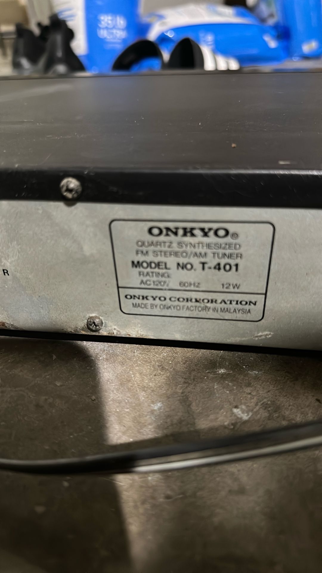 Onkyo Tuner Model T-401