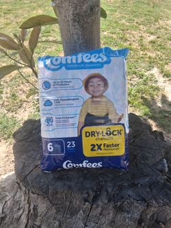 Comfees size 6 diapers