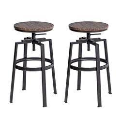 Open Box Homy Casa AMAT 246T B Bar Stool "18.7" Versatile Seating Solution