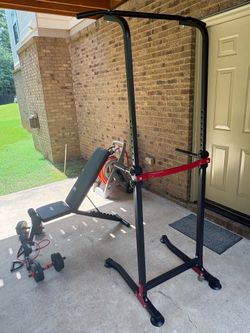Pull Up Bar And Adjustable Bench