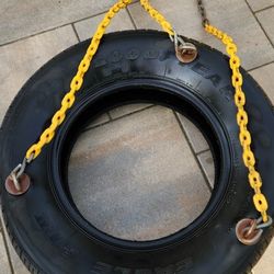 Rainbow Tire Swing
