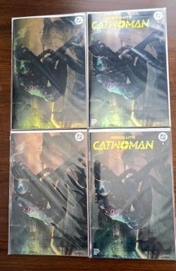 🦇 Absolute Catwoman #1 Dan Quintana Heavy Mental 4-Cover Set! 🦇