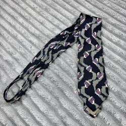 Giorgio Armani, 56in 100% pure silk made in Italy Aztec style print tie