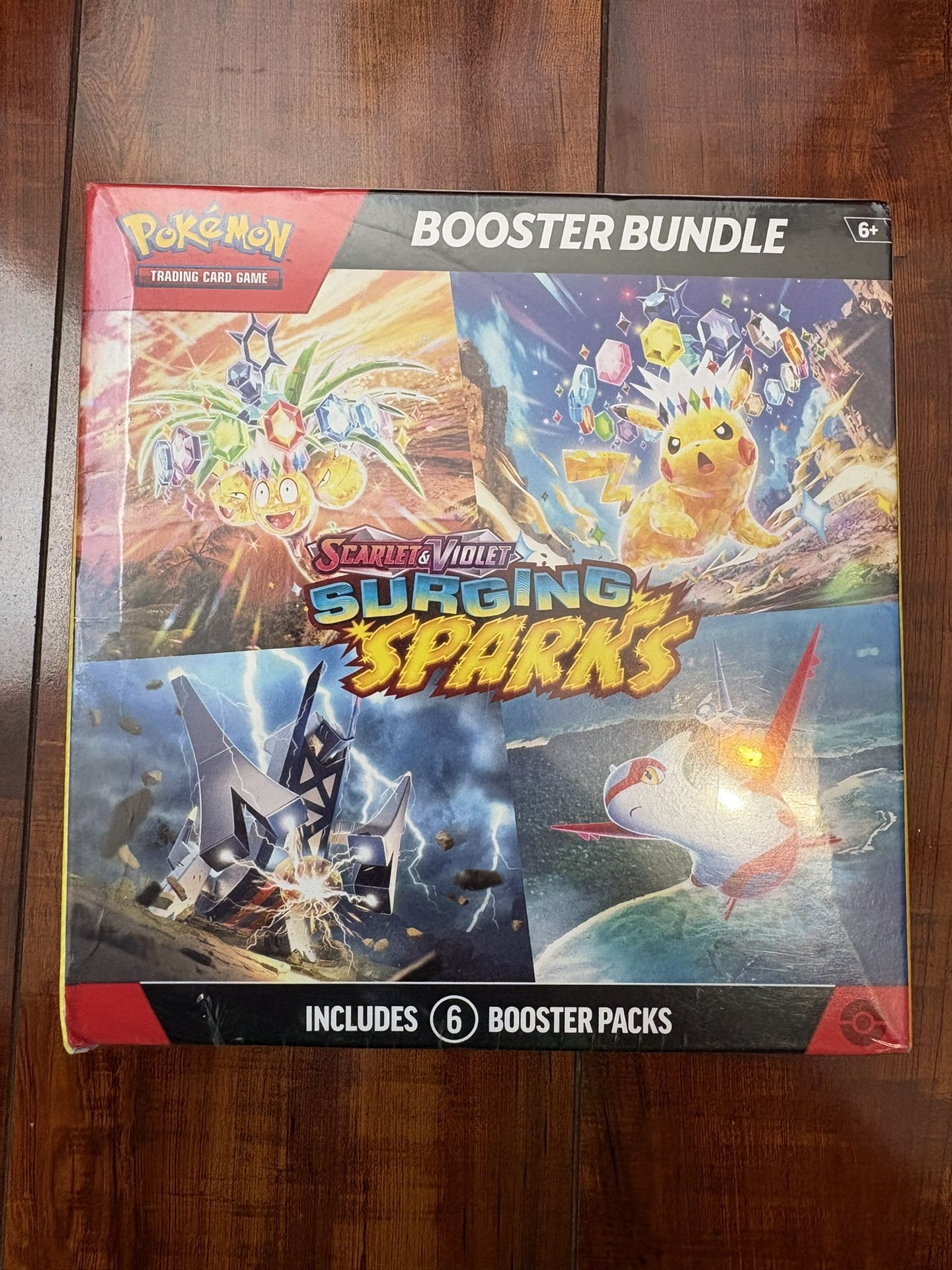 surging sparks booster box sealed Pokémon TCG: Scarlet & Violet - Surging Sparks Booster Display Box : Toys &  Games main image 0
