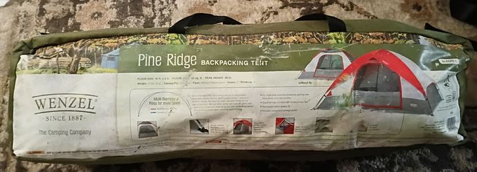 6 persons tent and sleeping bag