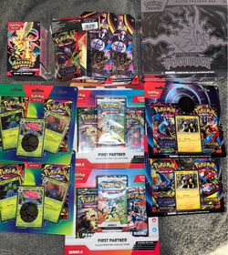 Ascended Heroes, Pitch Black, First Partner, Phantasmal + Evolutions (Pokemon cards)