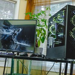 GAMING PC CONTENT MUSIC VIDEO RYZEN7 8-CORES@ 4.7GHz, 64GB, 2TB NVME, RTX GPU 12GB, WIN11, 32" MON