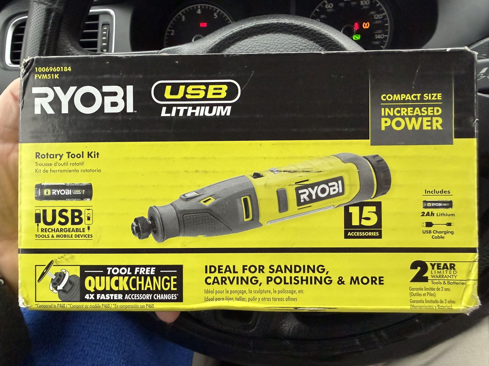 Ryobi Rotary Tool Kit (Battery Powered)