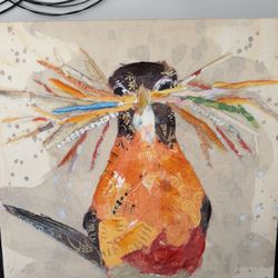 Original mixed media canvas – unique art piece