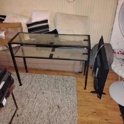 Glass Table Ready To Be Moved