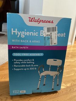 Waterproof shower chair. Like new. Used one week,