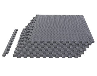 Mat Block Torin Interlocking Foam Mat Exercise Workout Puzzle Tiles Protective Floor Mats for Home Gym Equipment- 6 Pieces