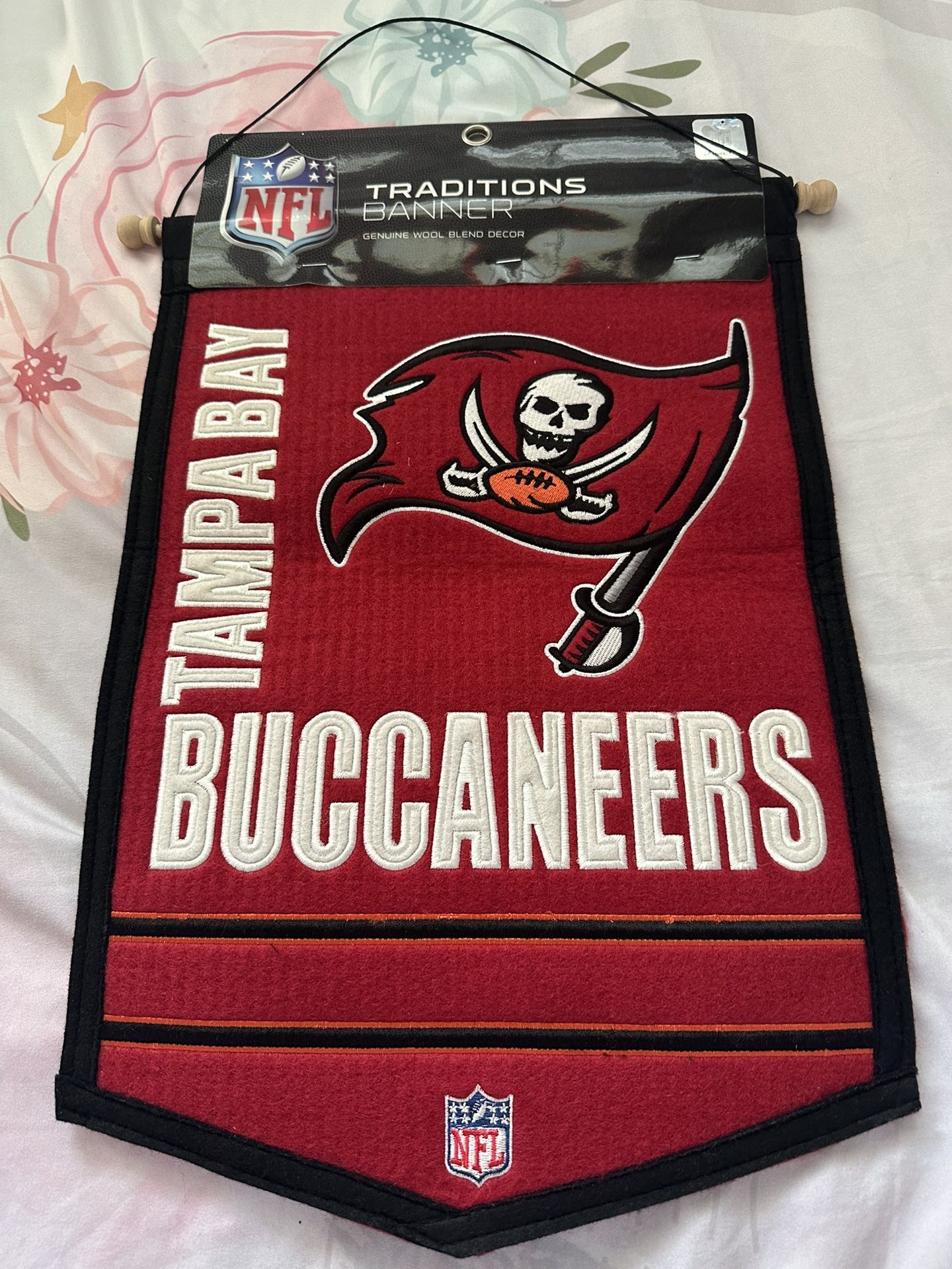 New Buccaneers Banner 17.5”x 12”