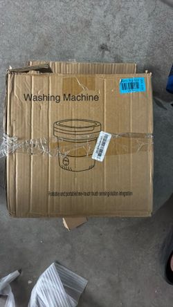 Foldable and portable washing machine