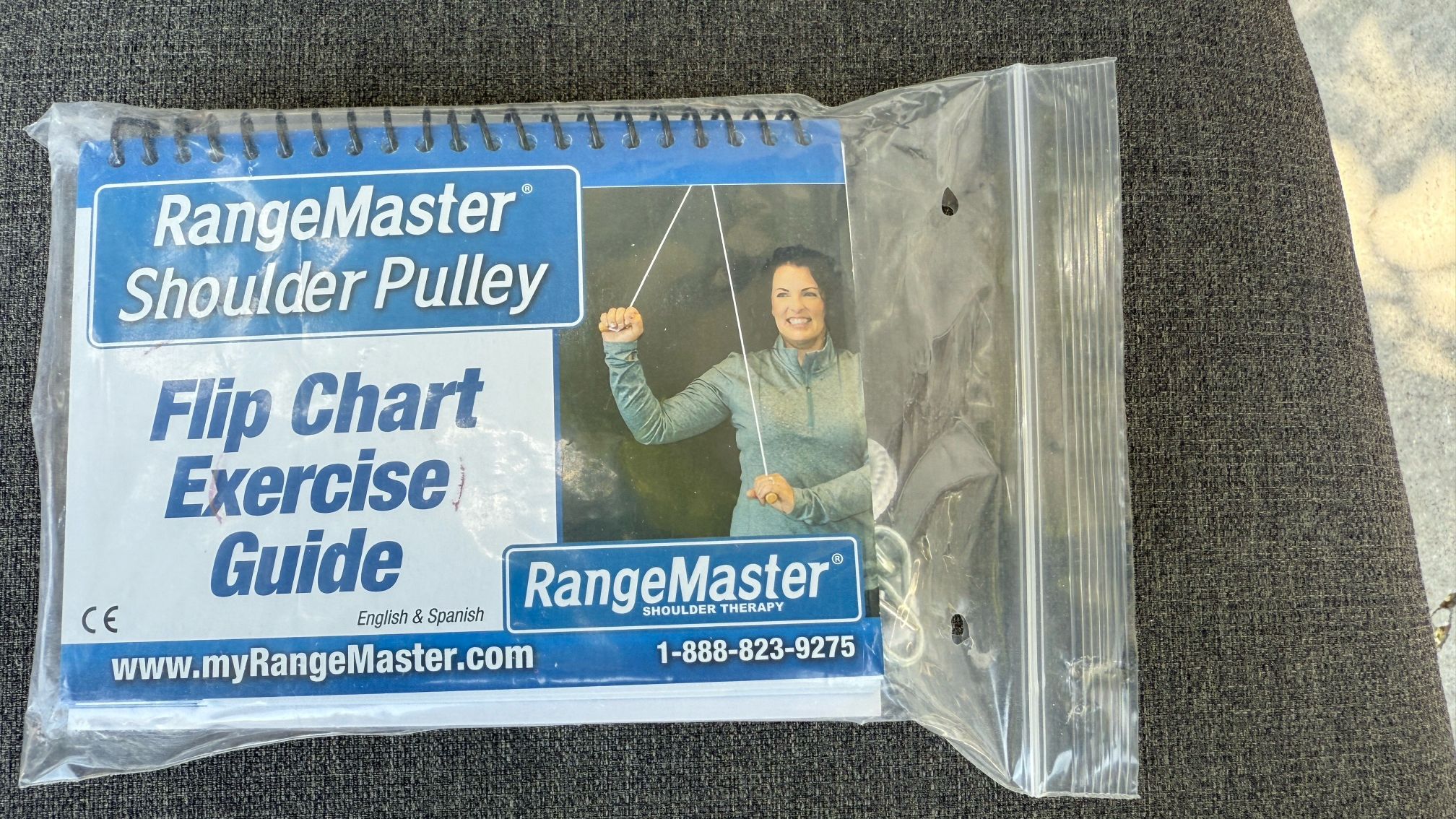RangeMaster Shoulder Pulley with Flip Chart Exercise Guide