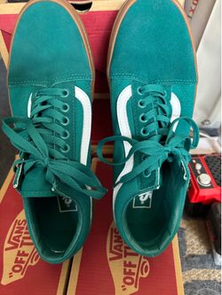 New Vans Old Skool turquoise Green Gum Sole Shoes