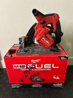 Milwaukee M18 FUEL 18V Lithium-lon Cordless Brushless 6-1/2 in. Plunge Cut Track Saw (Tool-Only)