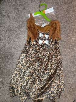 Size 3T/4T Halloween costume cave girl