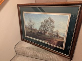 Framed Signed Print - Spring Willow