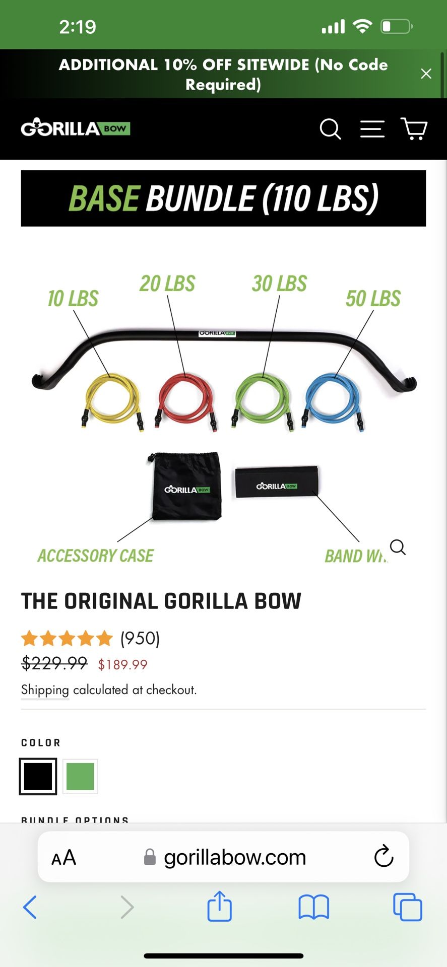 Original Gorilla Bow + Lot Of Extras