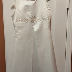 Size 12 Dress Flower Girl/Bridesmaid Ivory 