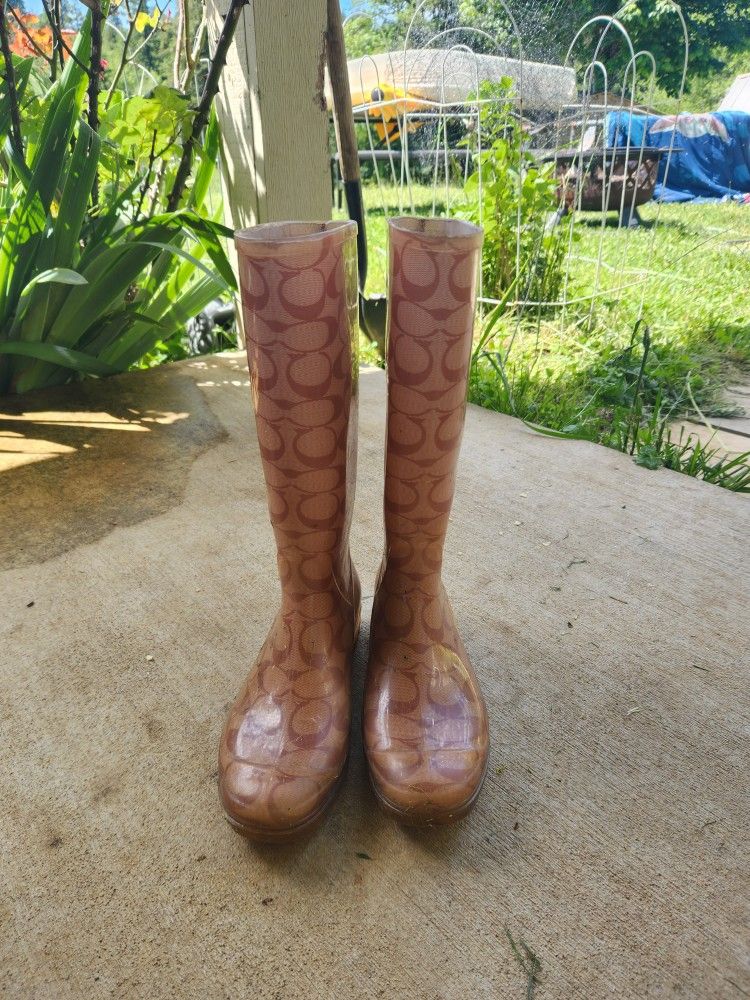 Coach Rain Boots