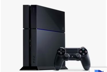 PS4 controller and a game.
