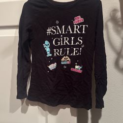 Girls, Long Sleeve Shirt, Size 5/6