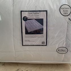 King Size Plush Mattress Topper 2 Inches