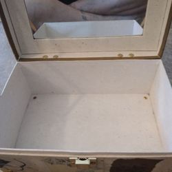 Vintage Style Decorative Storage Box with Mirror 10"x6" x5"