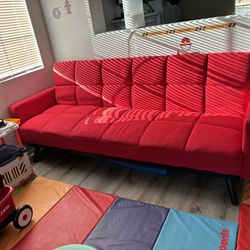 Red Futon Sofa