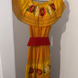 Mexican Dress/Vestido Estilo De Mexico
