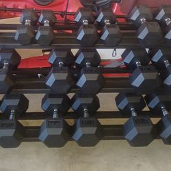 Dumbbells W Rack 