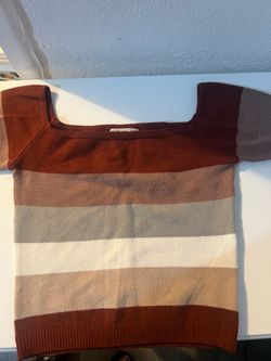 Striped Multicolor Knit Top