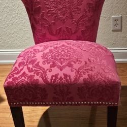 Hot Pink Upholstered Chair or Accent chair