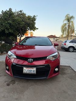 Toyota Corolla Red Sedan