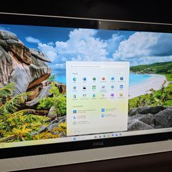 DELL Inspiron 3264 Intel Core i3 i3-7100U BIG  24" 1920 x 1080 pixels All-in-One PC 8 GB DDR4-SDRAM  Windows 11 WHITE TOUCHSCREEN SUPER FAST DVD CD TR