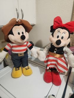 Disney Pirate Minny And Mickey