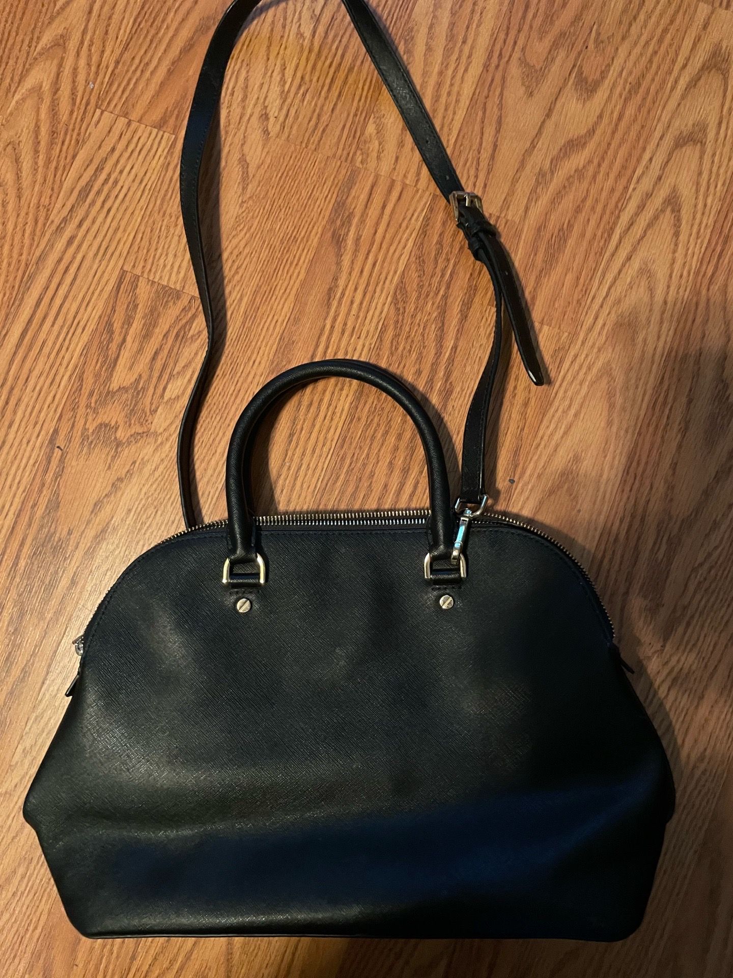 Michael kors leather bag black