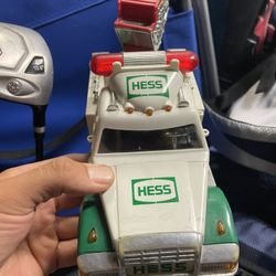 Vintage HESS toy trucks 2 pc  