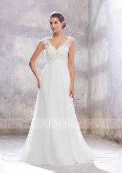 Ivory color wedding dress new