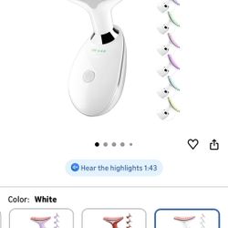 Red Light Therapy for Face, 7 Color LED Facial Light 