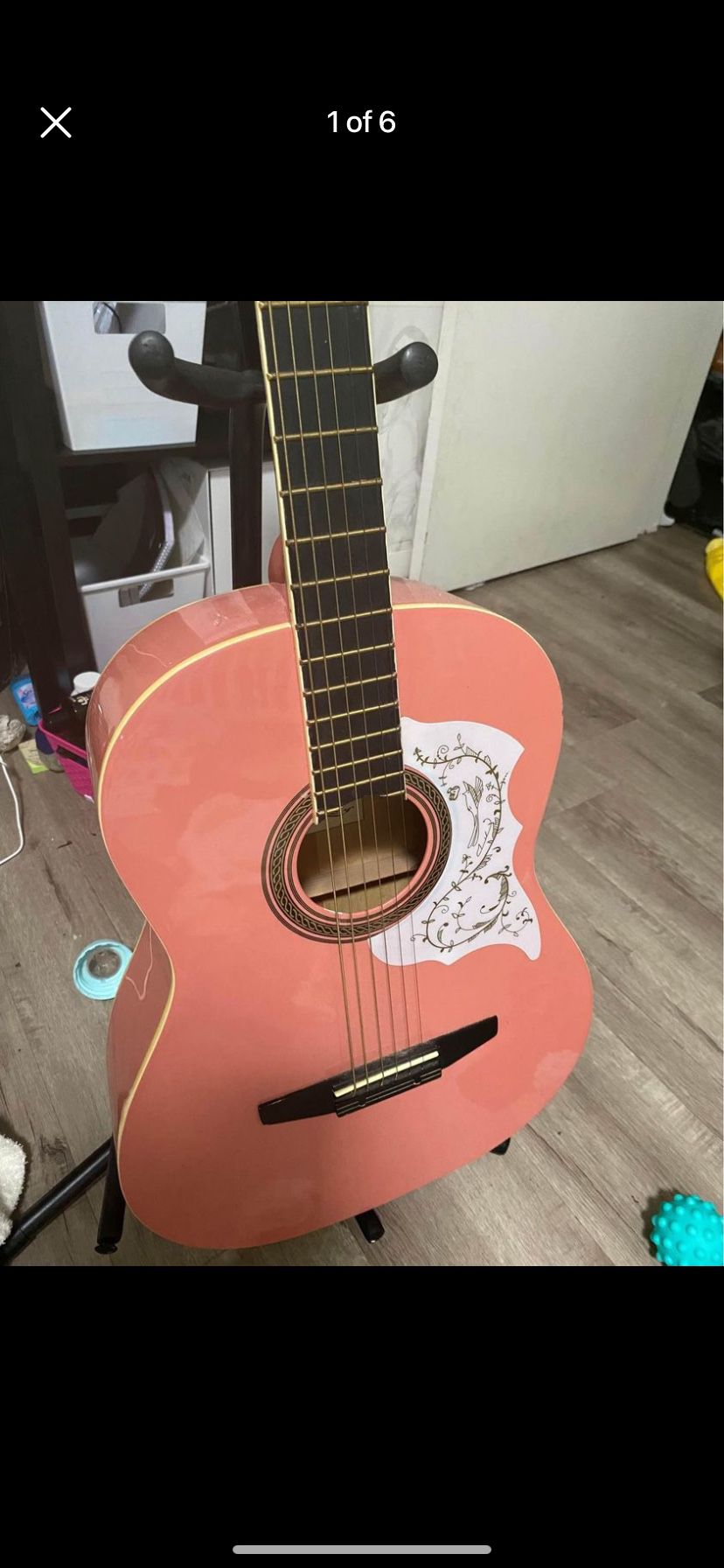 Pink Johnson Guitar 