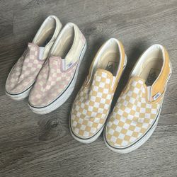 Checkerboard Vans 