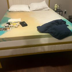 Queen Size Bed Frame And Mattress 