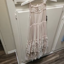 Girls Khaki Dress Size 8