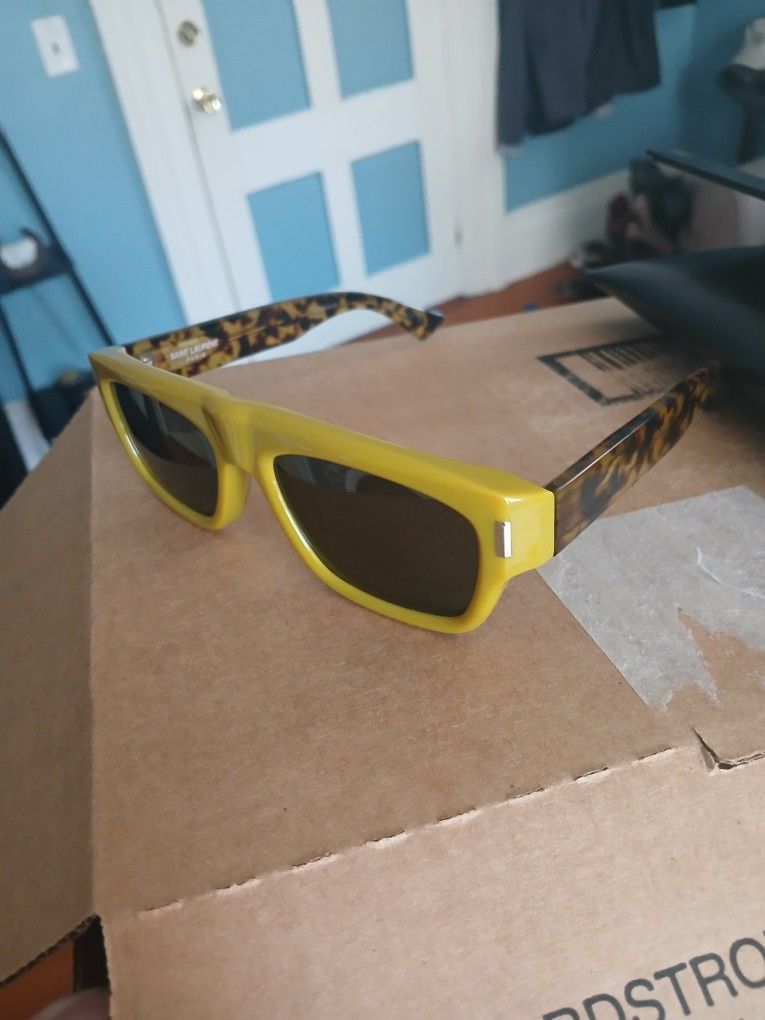 Saint Laurent 55mm Square Sunglasses