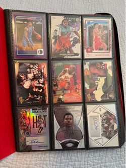 Mixed Sports Card Lot w/Binder
