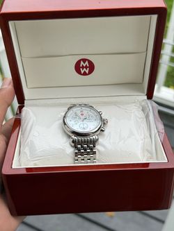 Michele CSX Mother of Pearl Dial Chronograph Women's Watch